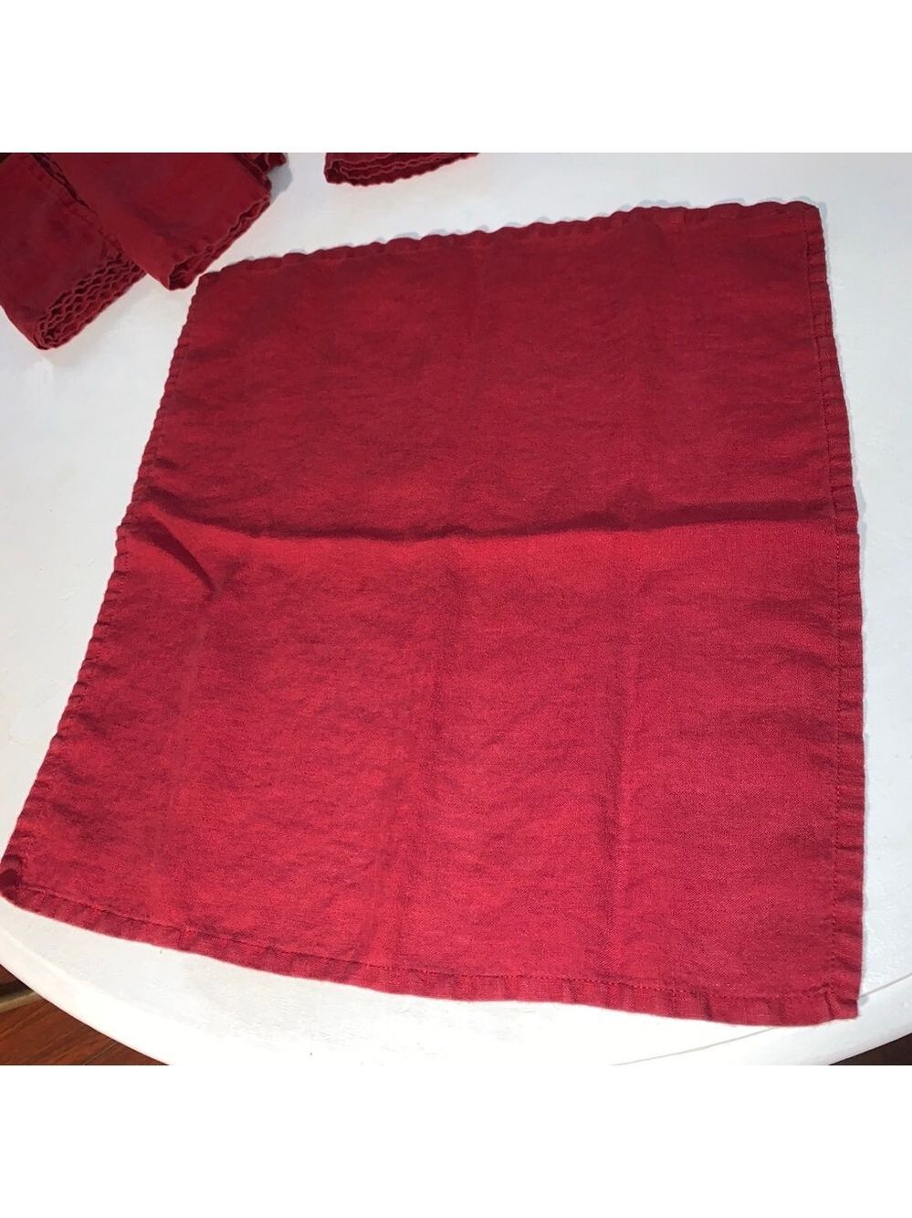 Unbranded Red Table Linens One Size - Picture 5 of 5